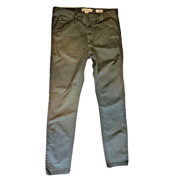 L.O.G.G By H&M Skinny Straight Leg Pans SZ 34 High Waist Lightweight  Pockets - Picture 1 of 7